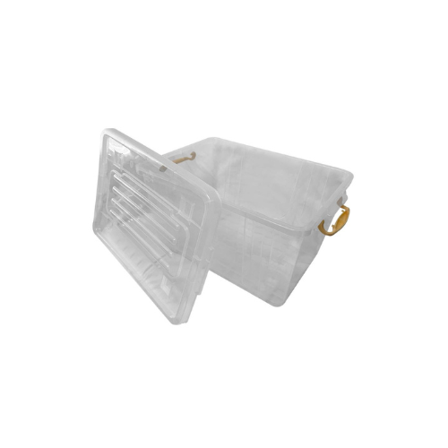 clear Bin & lid main open box
