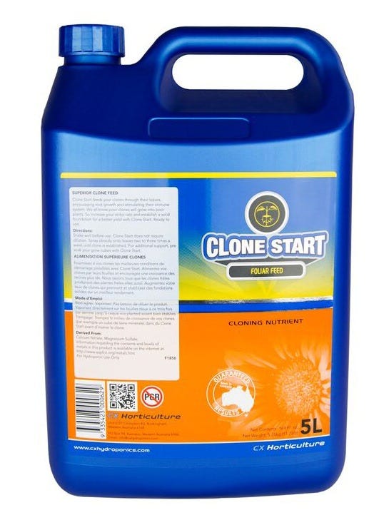 CX Horticulture- Clone Start 5L