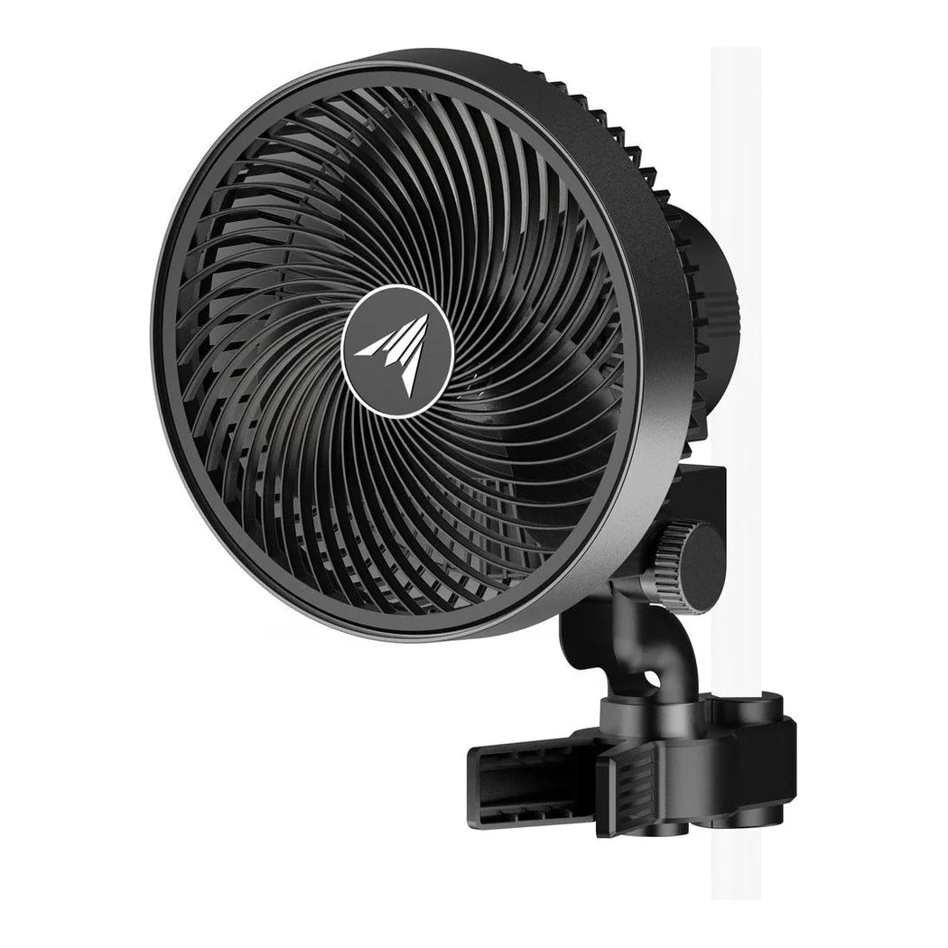 AC Infinity CLOUDRAY A6 grow tent clip fan, 6 inch, on its manual swivel clamp mount