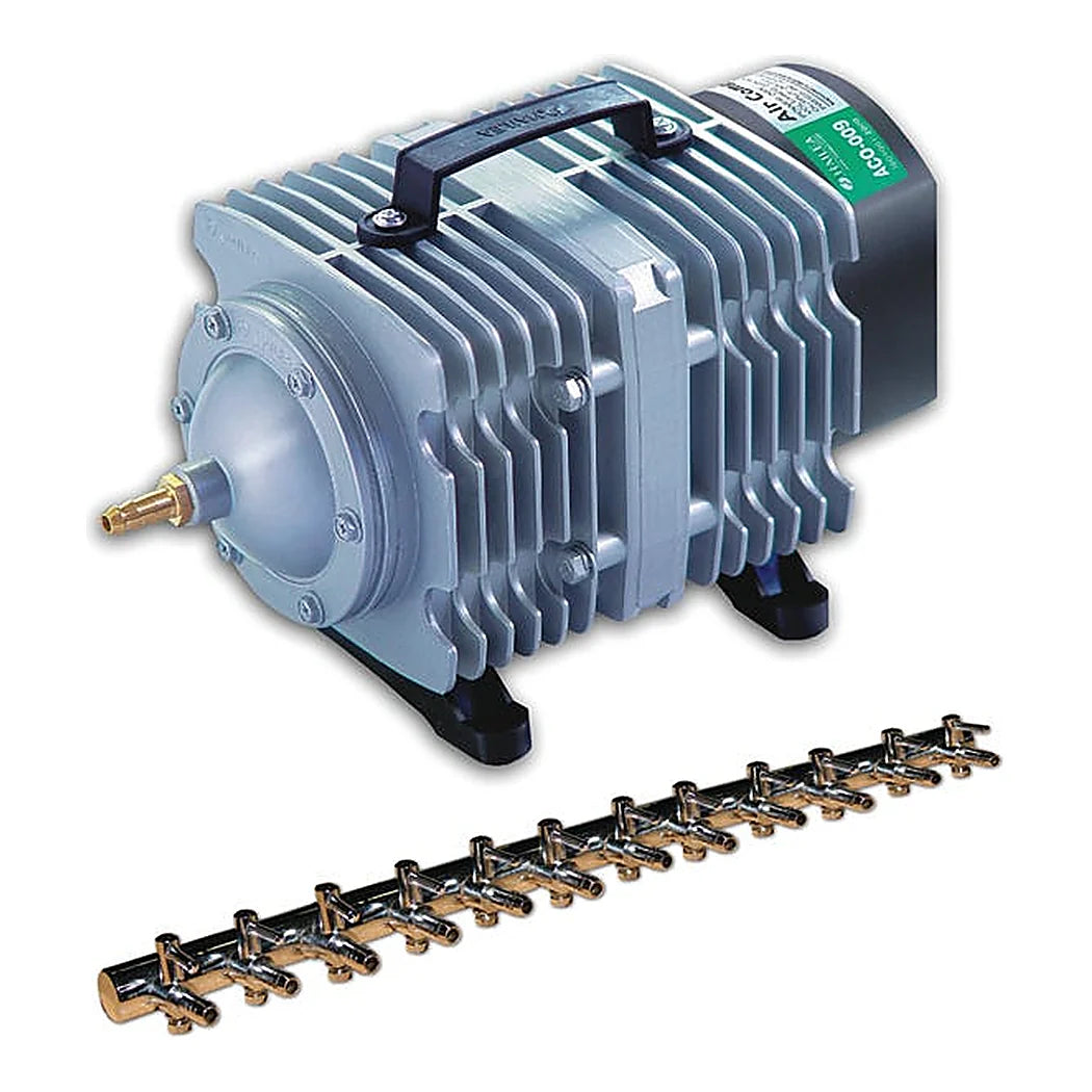Commercial Air Pump 12 outlets, 110 lt per minute - 12 outlet commercial air pump