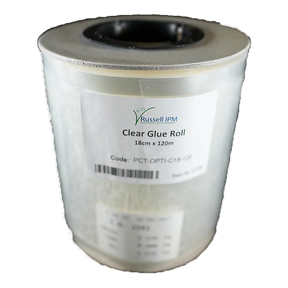 Common Culture Clear Film Glue Roll (Root Aphids) - 18cm x 120m (European Horticulture Standard) - clear film glue roll, labelled