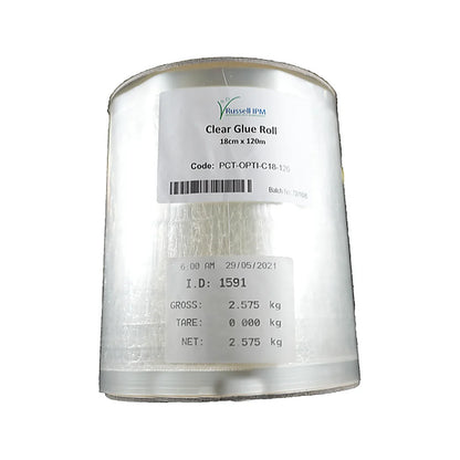Common Culture Clear Film Glue Roll (Root Aphids) - 18cm x 120m (European Horticulture Standard) - glue roll, label detail