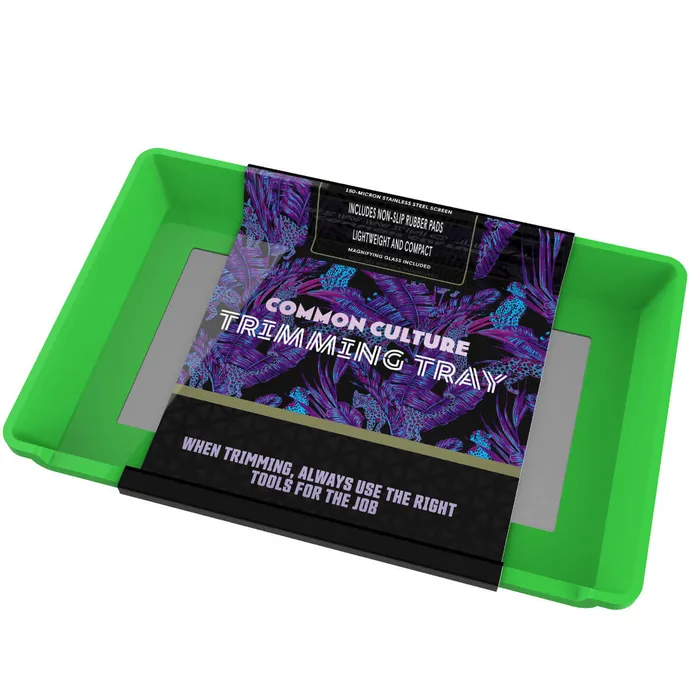 Common Culture Harvest Trim Tray w/ Micron Screen w/ Trojan Scissors Kit