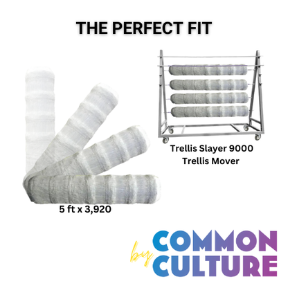 Common Culture Plastic Trellis Netting Bulk Roll 5 Ft X 3