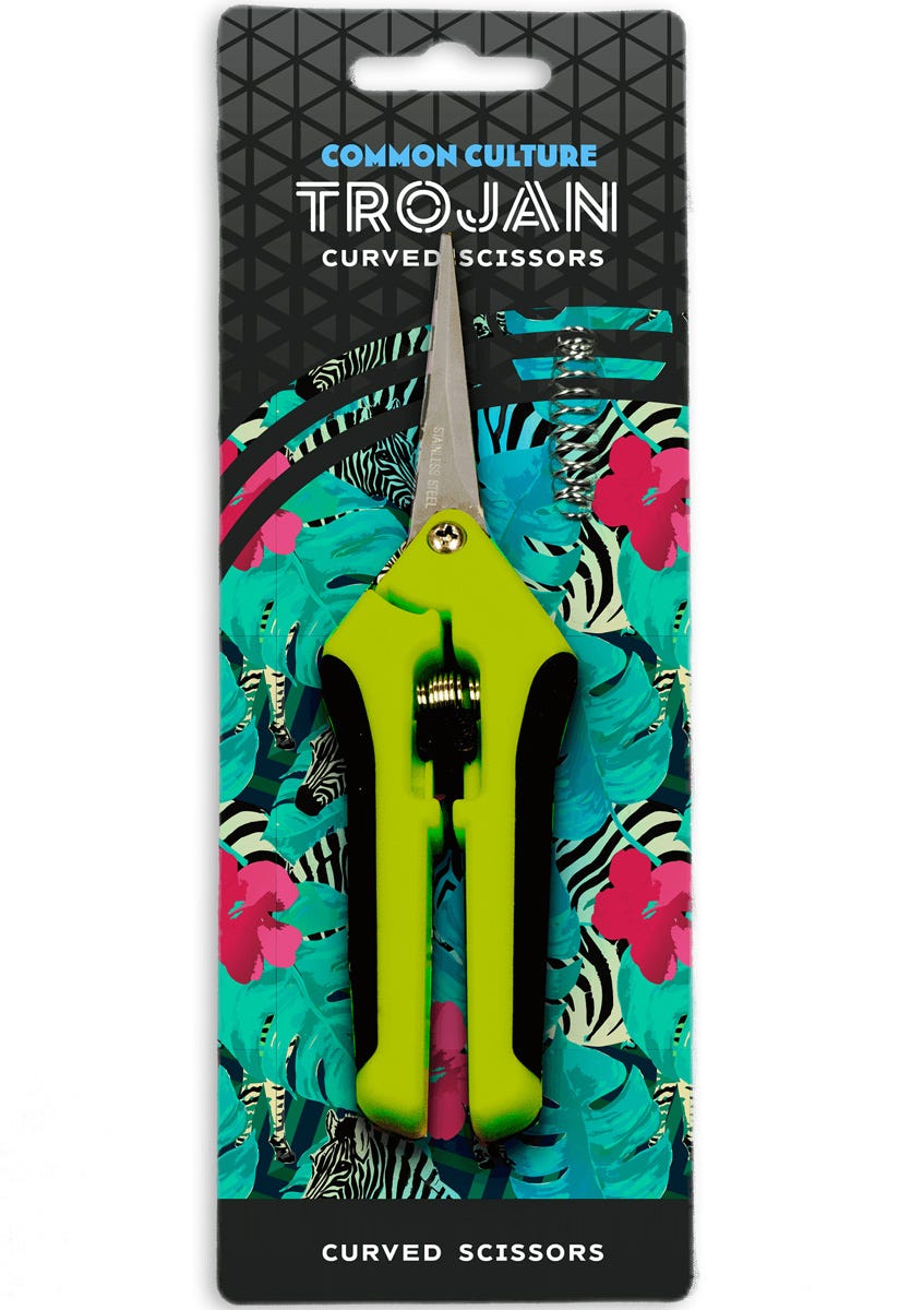 Common Culture Trojan 2 Inch Straight Trimming Scissors w/ Extra Spring