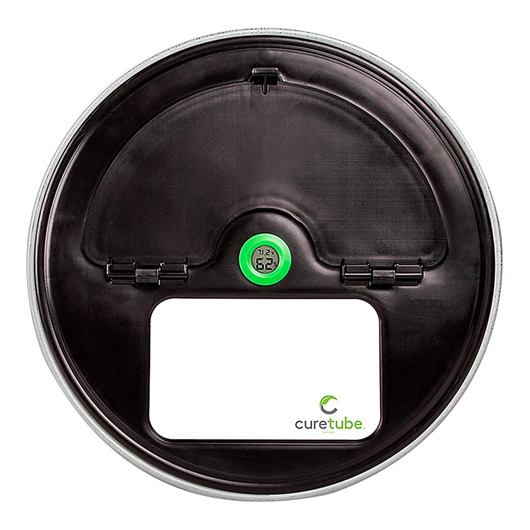 Curetube lid with humidity port