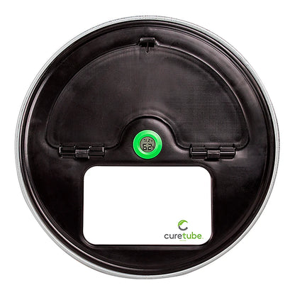 Curetube lid with humidity port