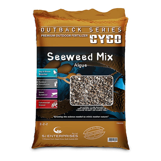 CYCO Outback Series Seeweed Mix 2-2-2 dry manure, kelp and fish fertilizer bag