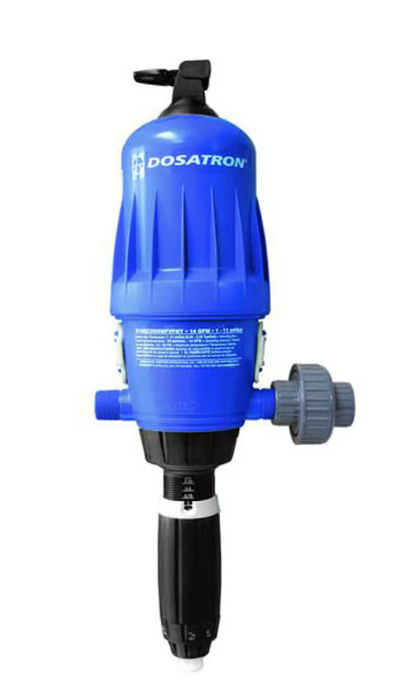 Dosatron Water Powered Doser 14 GPM 1:3000 To 1:333 - 3/4 In (D14MZ3000AFBPHY) - Aflas Seals