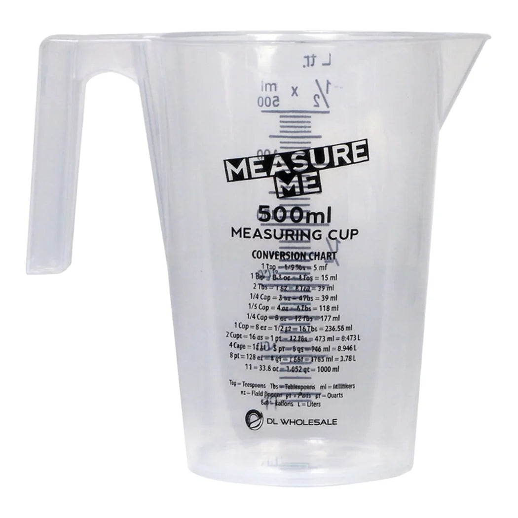 [DLW-GMC] Gro1 Measure Me 500ml measuring cup with conversion chart