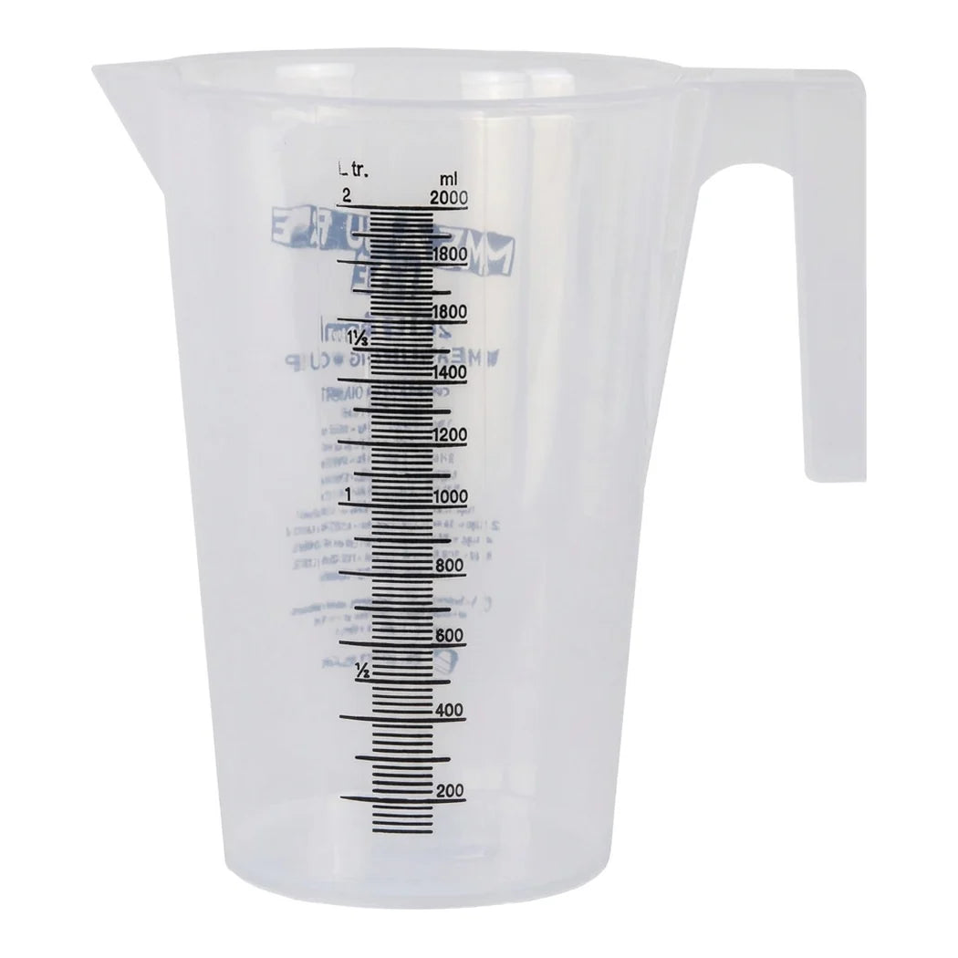 [DLW-GMC] Gro1 Measure Me 2000ml measuring cup with 20 ml graduations and liter scale