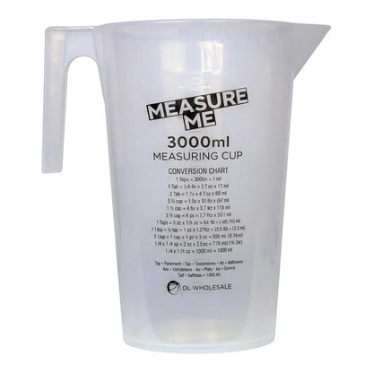 [DLW-GMC] Gro1 Measure Me 3000ml measuring cup with strengthened handle and spout