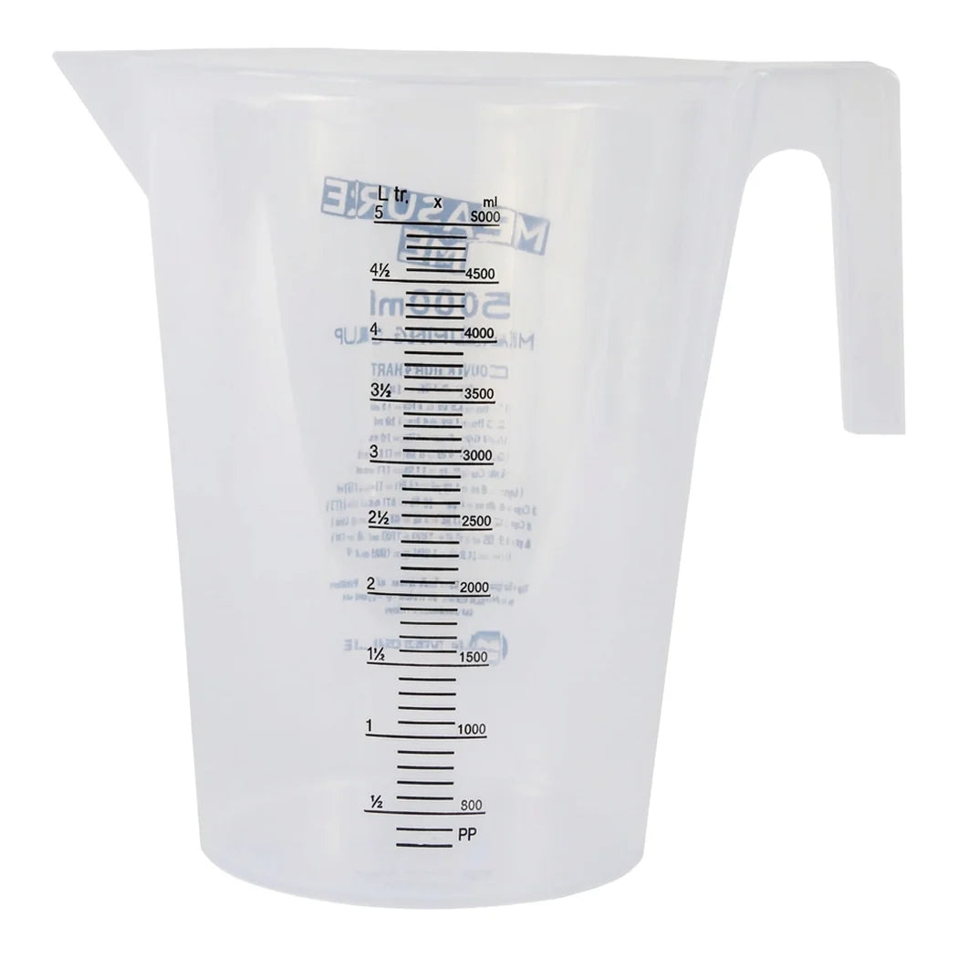 [DLW-GMC] DL Wholesale Measure Me 5000ml measuring cup with 100 ml and half-liter scales