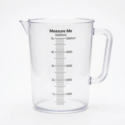 [DLW-GMC] DL Wholesale Measure Me 5000ml measuring cup with liter and ml markings