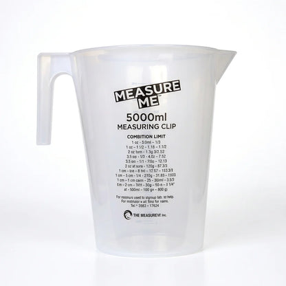 [DLW-GMC] DL Wholesale Measure Me 5000ml translucent plastic measuring cup with handle