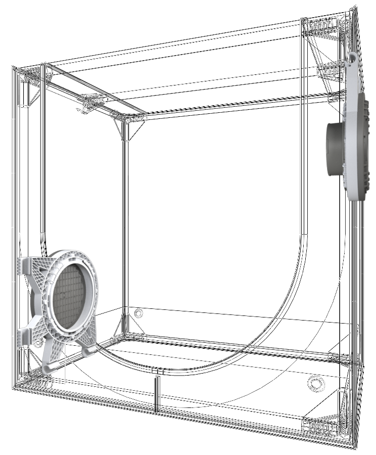 Secret Jardin Dark Propagator 60 v4.0 3D wireframe