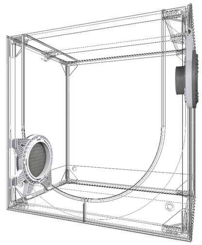 Secret Jardin Dark Propagator 60 v4.0 3D wireframe