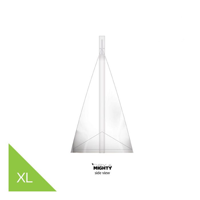 Dry & Mighty Bag X-Large (10 pack) Side View