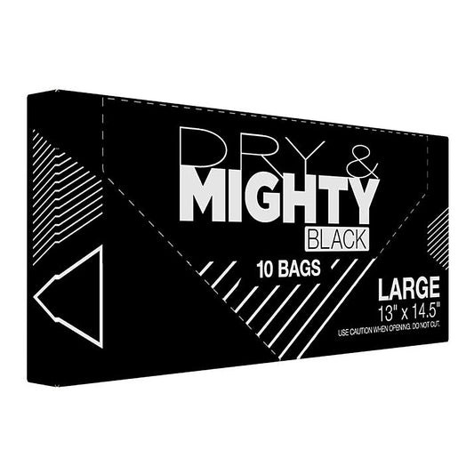 Dry & Mighty Black Bags Large (10 Pack) - retail carton, 10 bags