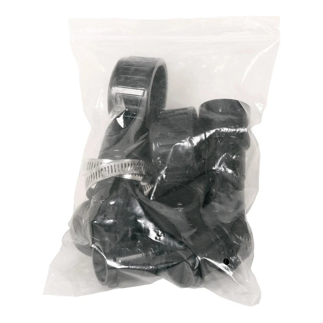 EcoPlus commercial grade chiller fitting kit as supplied in sealed poly bag