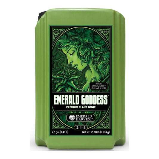Emerald Harvest Emerald Goddess 2-1-4 premium plant tonic, 2.5 gallon jug