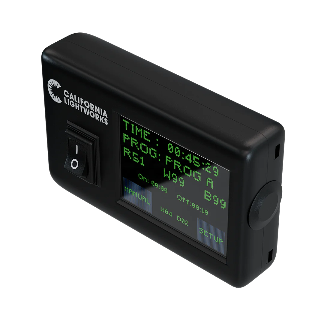 California LightWorks SolarSystem Touchscreen Controller Angle View