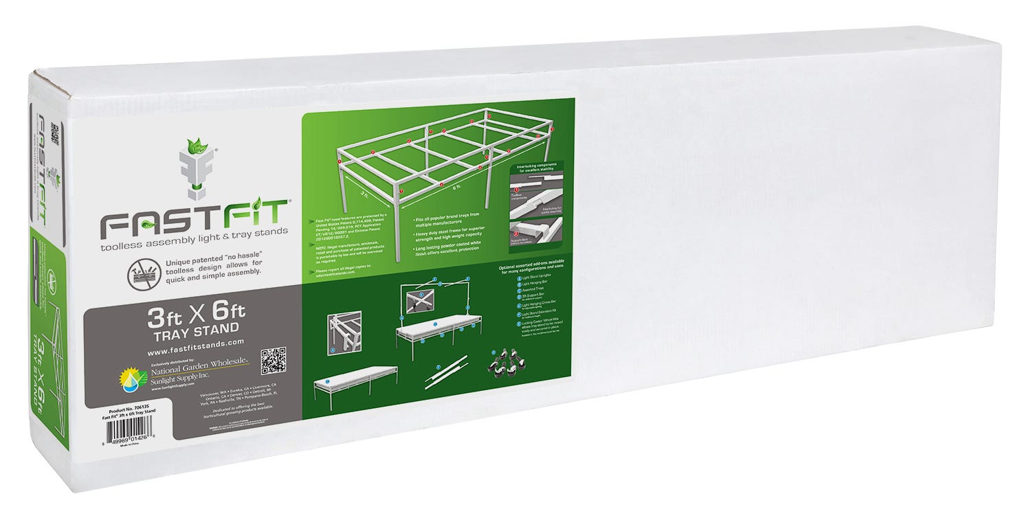 Fast Fit Tray Stand 3 Ft X 6 Ft Box