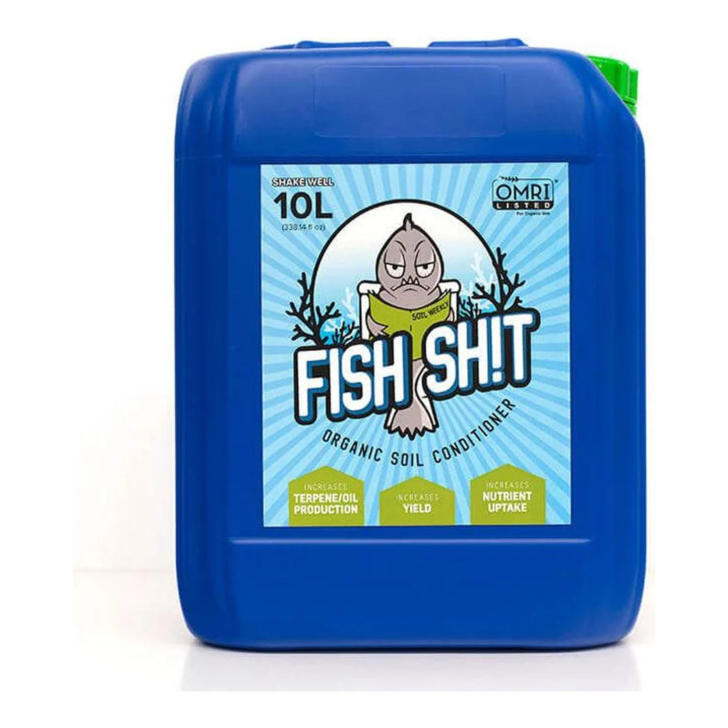 Fish Sh!t organic soil conditioner, 10 litre jerrycan