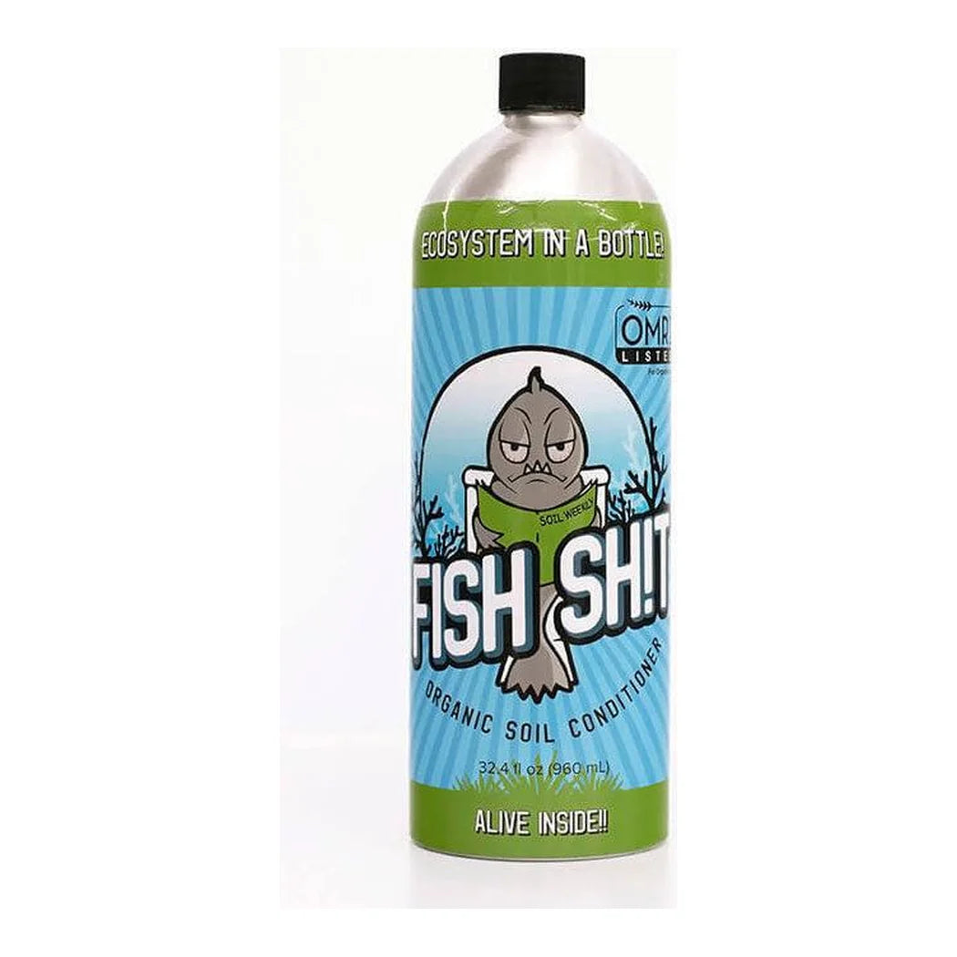 Fish Sh!t organic soil conditioner, 1 litre bottle