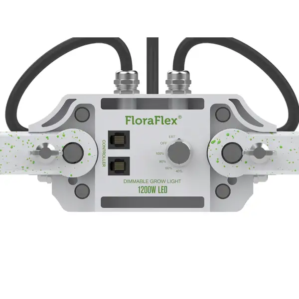 FloraFlex DLC 1200W 6-BAR LED | 120V Front Control
