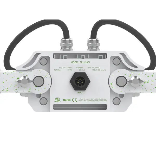 FloraFlex DLC 1200W 6-BAR LED | 120V Power Input
