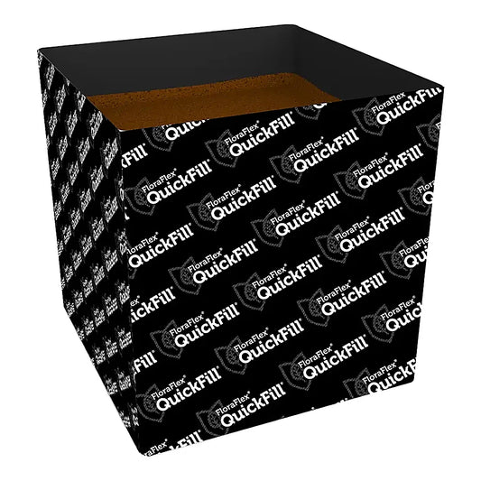 FloraFlex QuickFill O2 2 gallon 60% WHC coco bag in black mesh wrapper