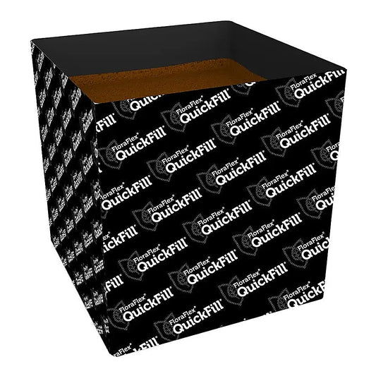 FloraFlex QuickFill O2 3 gallon 60% WHC coco bag in black mesh wrapper