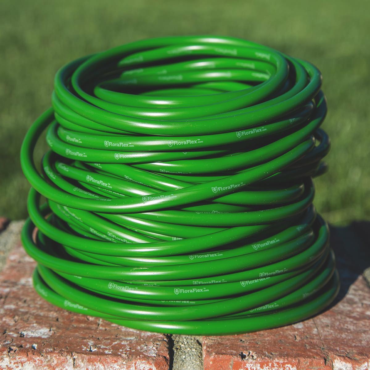 FloraFlex 3/16 in ID - 1/4 in OD Green Tubing 100 ft Roll