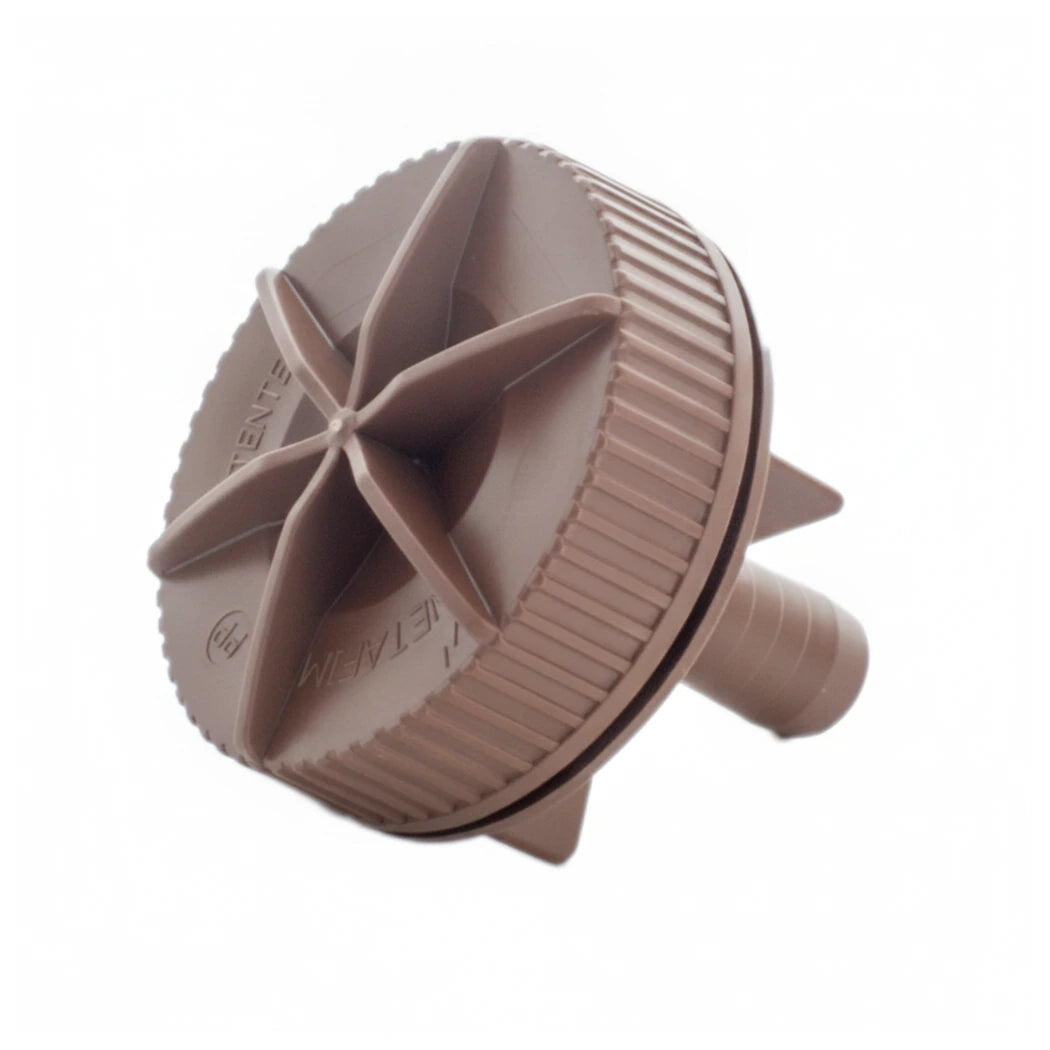 Netafim FLUSH VALV ROUND 1GPH W/TECHLINE CONN top view