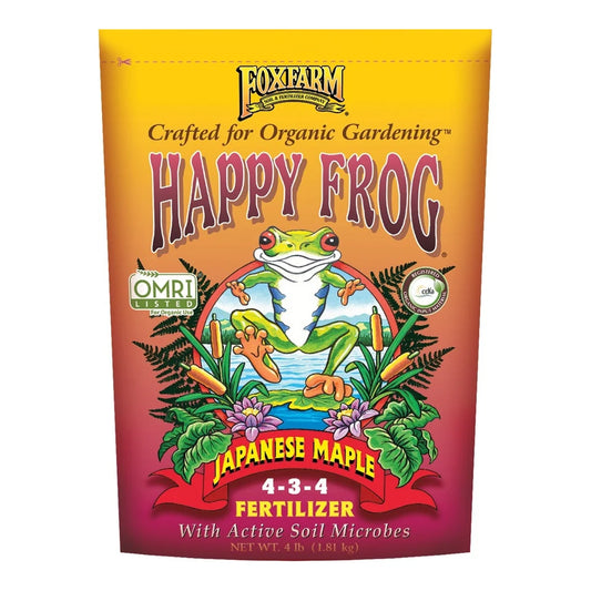FoxFarm Happy Frog Japanese Maple 4-3-4 dry fertilizer, 4 lb bag