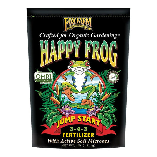 FoxFarm Happy Frog Jump Start Fertilizer 3-4-3, 4 lb bag - Happy Frog Jump Start 3-4-3, 4 lb bag