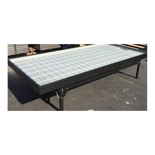 FS Rolling Bench 3 ft x 6 ft with tray, 12 gauge steel frame and adjustable legs