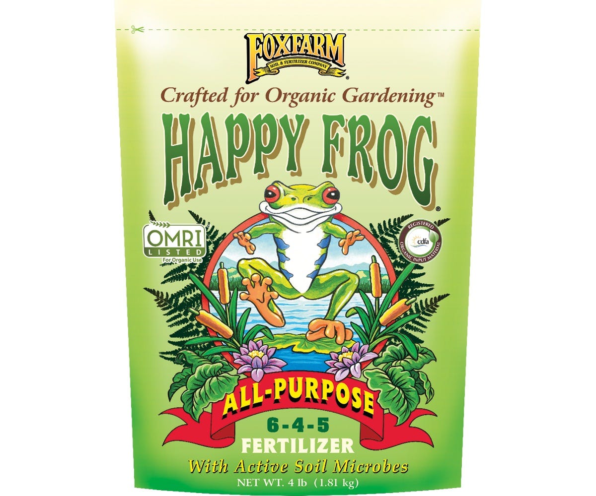 FoxFarm Happy Frog All-Purpose Fertilizer 6-4-5