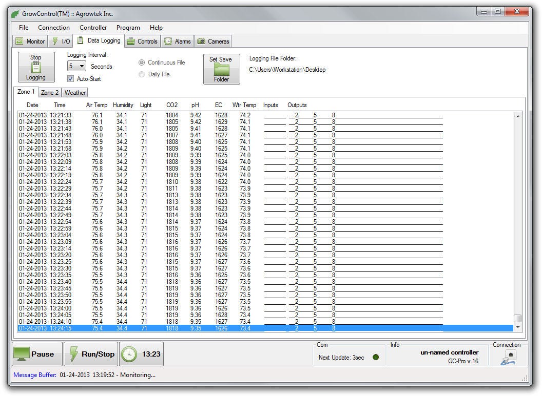 AgrowTek GC-Pro Control System Software
