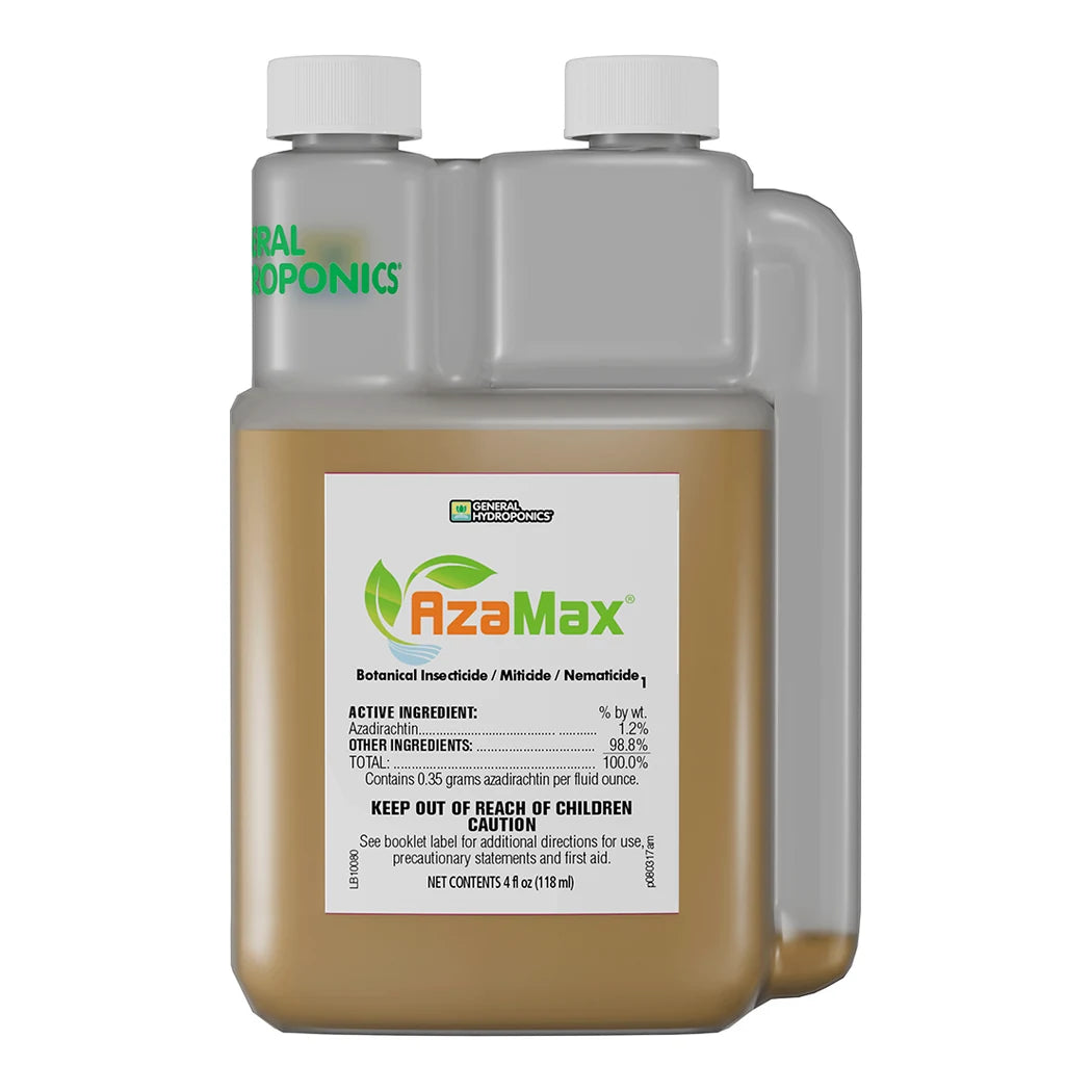 General Hydroponics AzaMax 4 oz botanical insecticide bottle