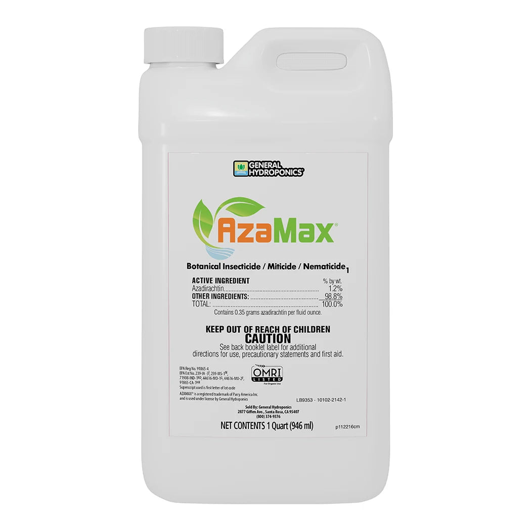 General Hydroponics AzaMax 1 quart bottle