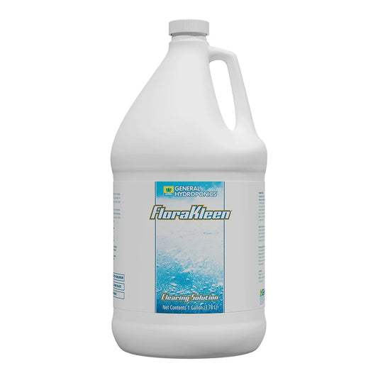 General Hydroponics FloraKleen clearing solution, 1 gallon jug