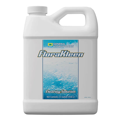 General Hydroponics FloraKleen clearing solution, 2.5 gallon jug