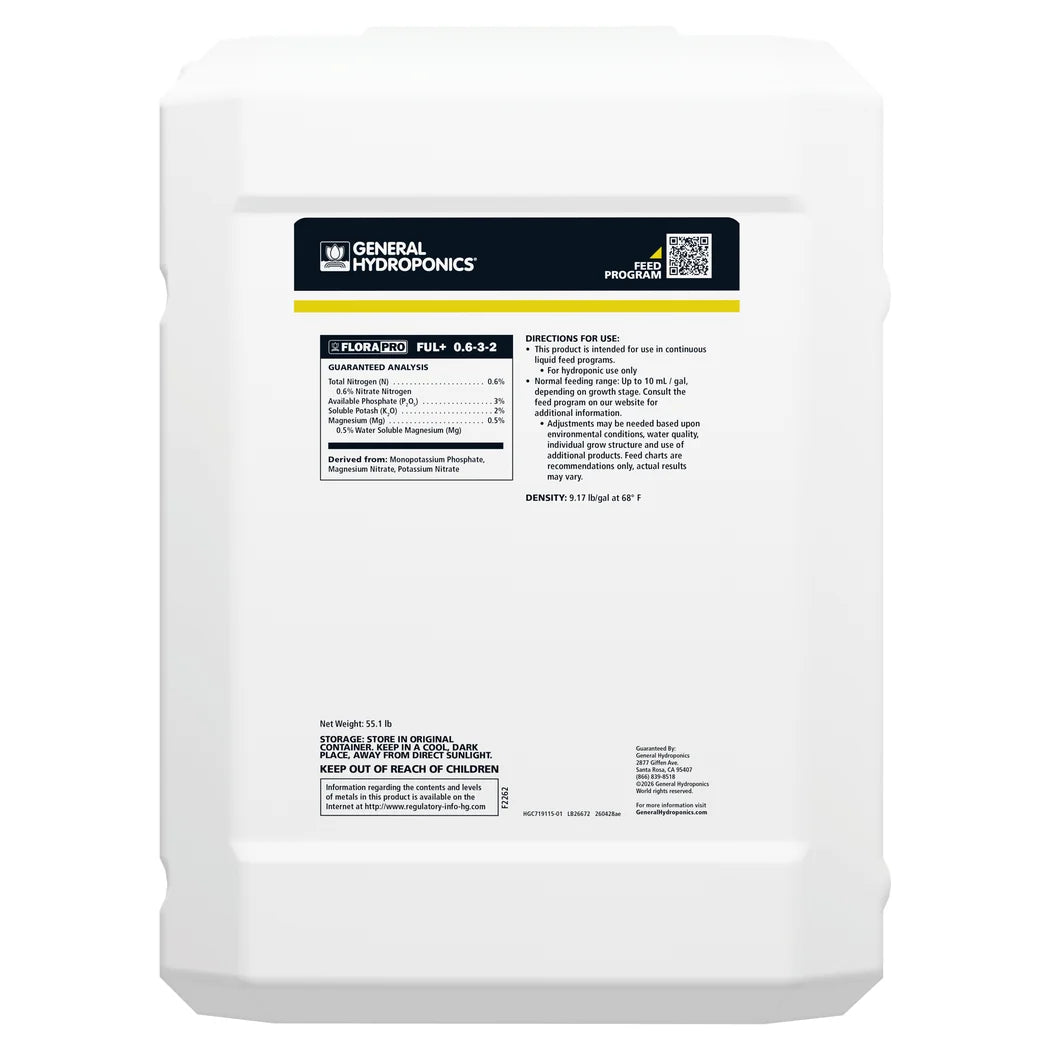 FloraPro Ful 6 gallons back