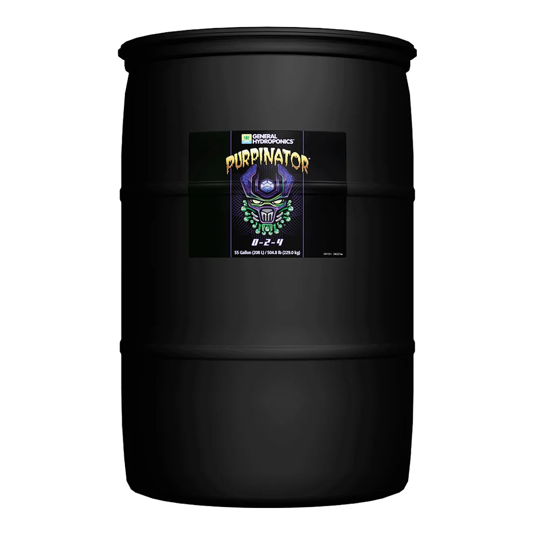 General Hydroponics Purpinator 0-2-4 anthocyanin enhancer, 55 gallon drum