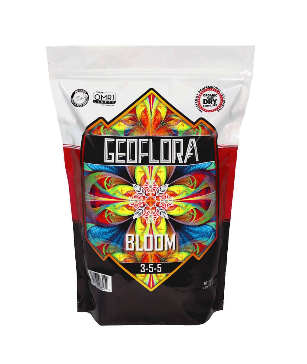 Geoflora Nutrients - BLOOM Dry Granular Fertilizer - 4lb - OMRI Certified - Front