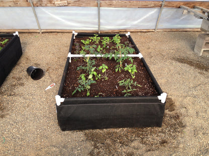 GeoPot GeoPlanter and Tray Liner Black 4' x 8' x 12" 240 Gallons