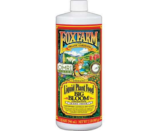 FoxFarm Big Bloom Liquid Concentrate 0-0.5-0.7, 1-Qt Main Image