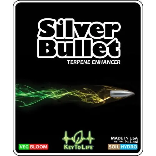 Key To Life - Silver Bullet - Terpene Enhancer - 2 Gal (4 Lb) Front Label